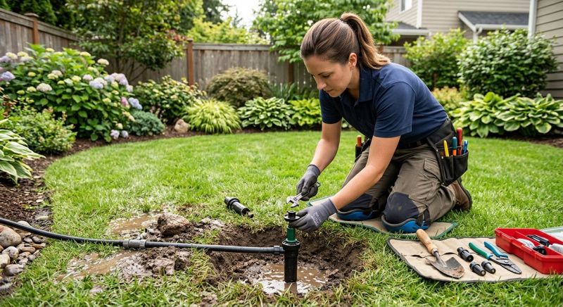 Damaged Sprinkler Repair in Aiken, SC