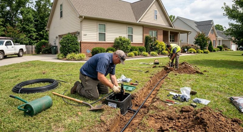 Field Irrigation Installation in Aiken, SC