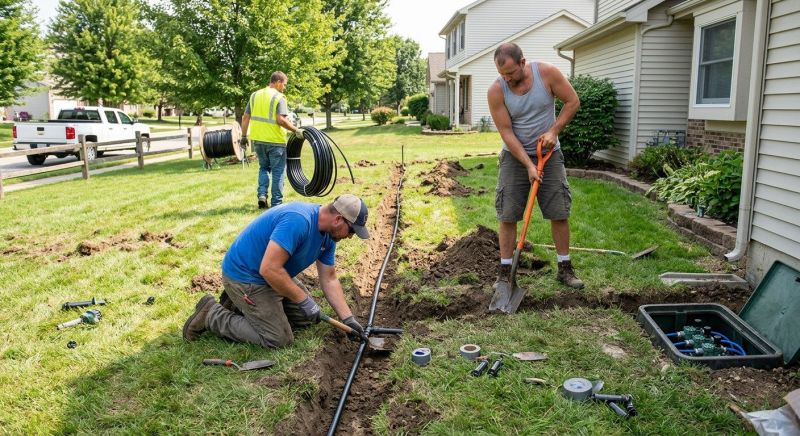 Field Irrigation Installation in Aiken, SC
