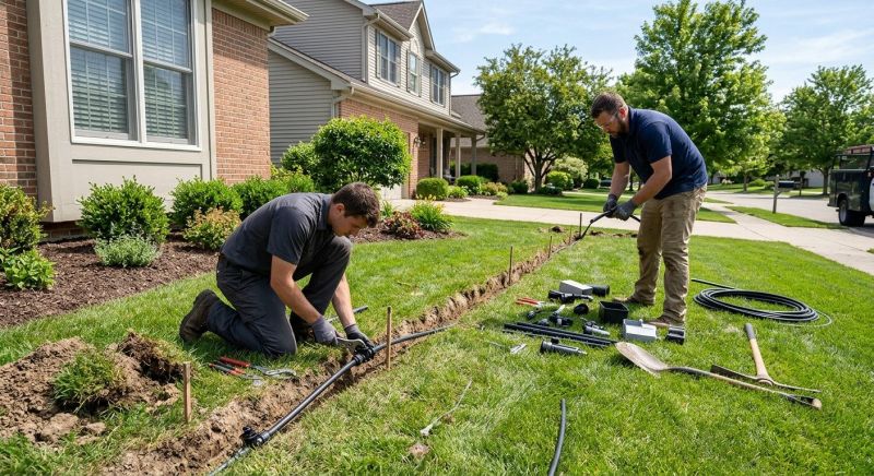 Outdoor Sprinkler Installation in Aiken, SC